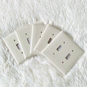 Hyper Tough oversized double toggle wall plate - lot of 5